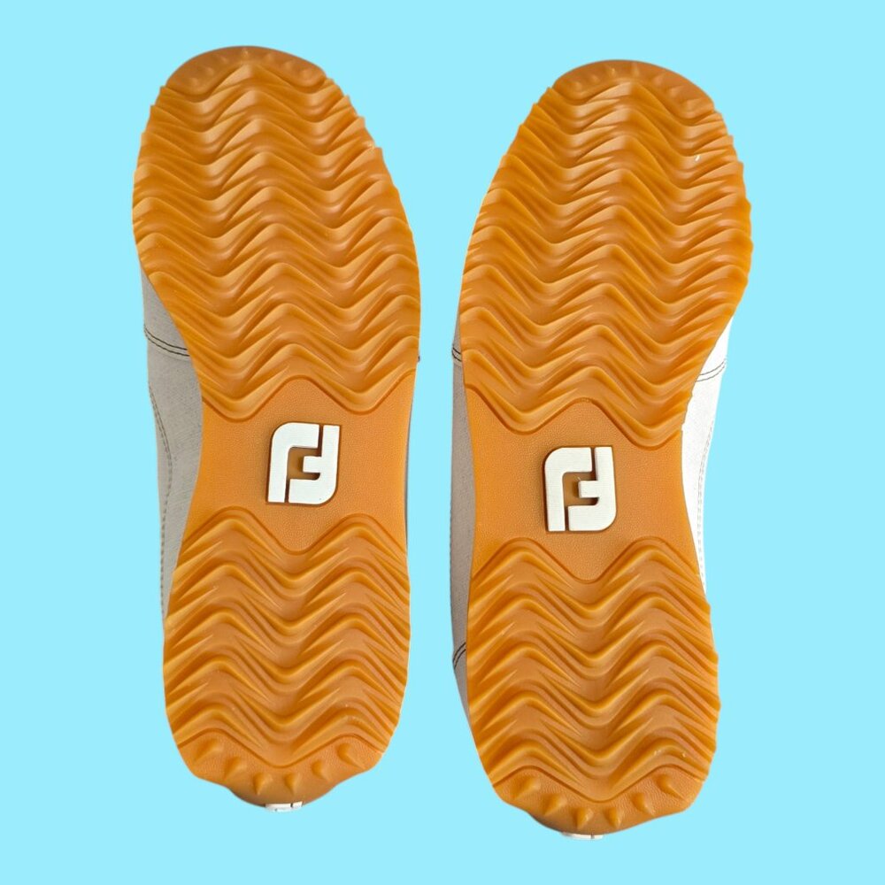 NEW! FootJoy FJ Sport Retro Spikeless Golf Shoes 92388 White Women's Size 9.5M - Picture 9 of 14